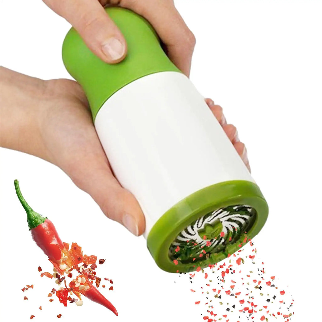 Manual Herb Grinder & Spice Mill – Stainless Steel Mincer Herb Spice Grinder Axl