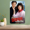 Scarecrow & Mrs. King Classic TV Show Metal Poster Sign Metal Wall Sign Axl aluminum sign aluminum 20x30cm