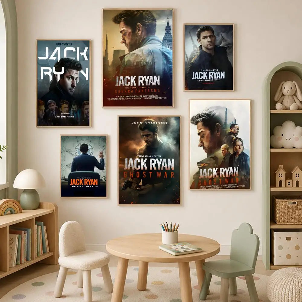 Jack Ryan Ghost War HD Self-Stick PVC Wall Art Poster Wall Art Poster Axl