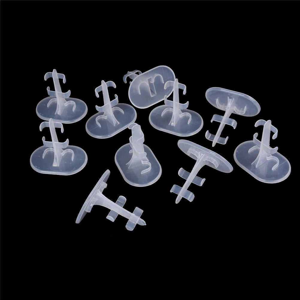 10-Piece Clear Doll Stands – Leg Holders for 24–35cm Dolls Doll Display Stands Axl