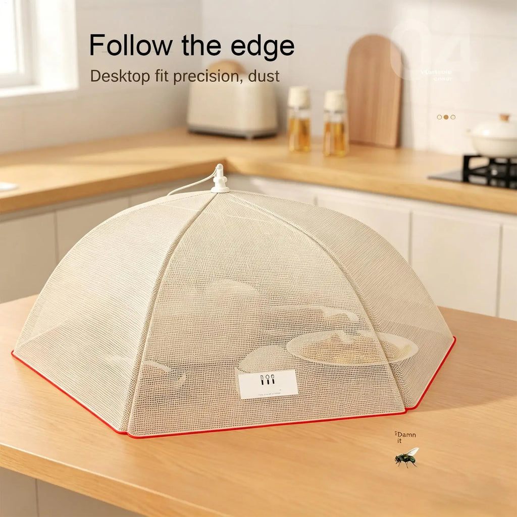70cm Foldable Mesh Food Cover Tent – Fly-Proof Outdoor Dome Mesh Food Cover Axl