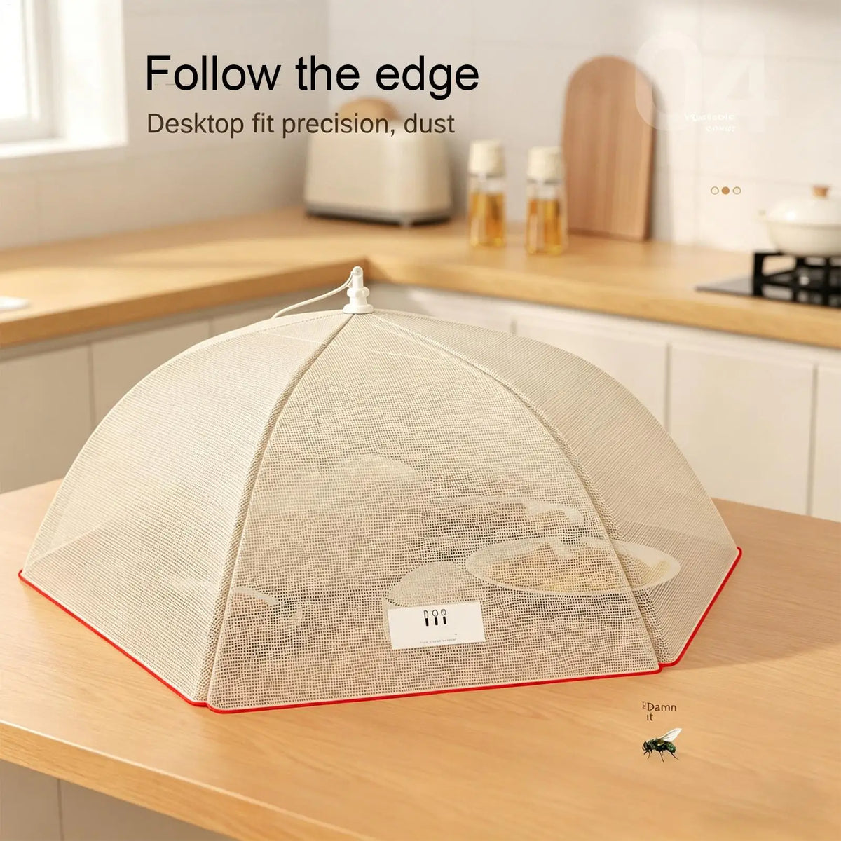 70cm Foldable Mesh Food Cover Tent – Fly-Proof Outdoor Dome Mesh Food Cover Axl