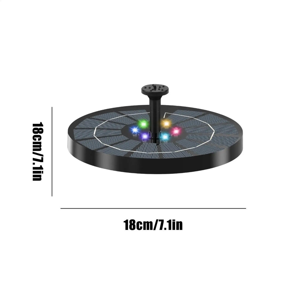 Solar Floating Fountain – Bird Bath, Garden & Pool Decor Solar Garden Fountain Axl