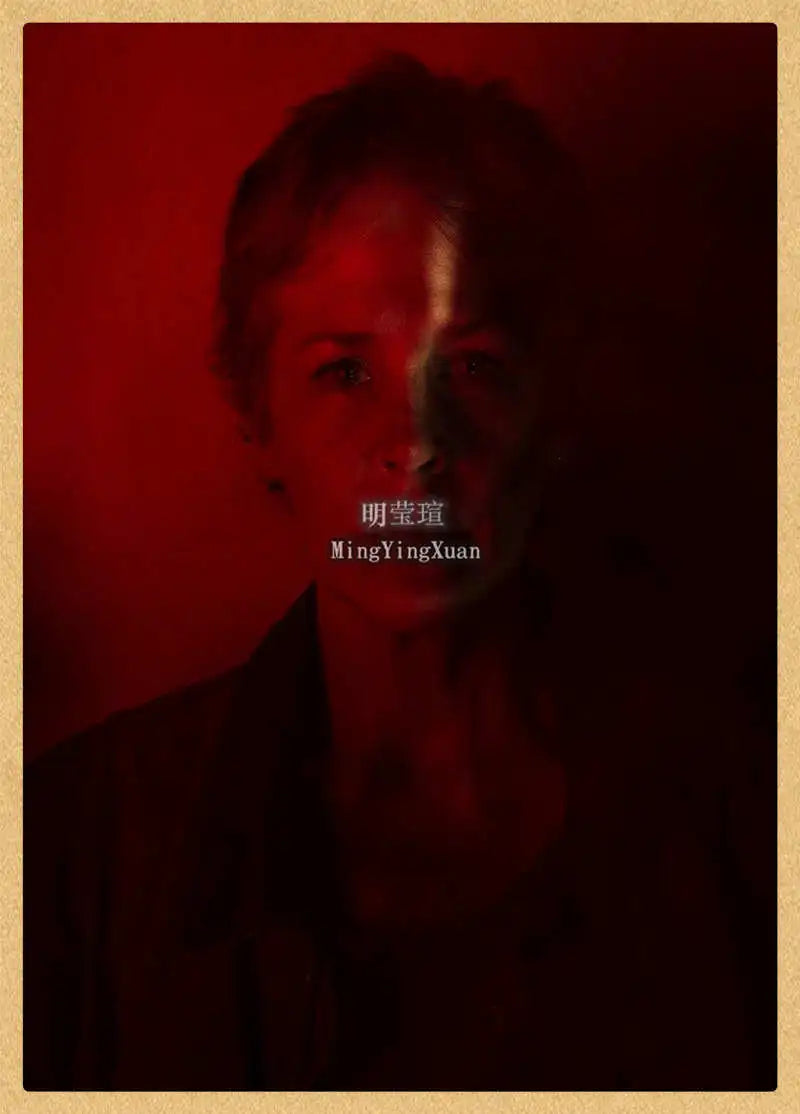 Walking Dead Vintage Kraft Paper Poster | Retro Wall Art Decor Wall Art Poster Axl