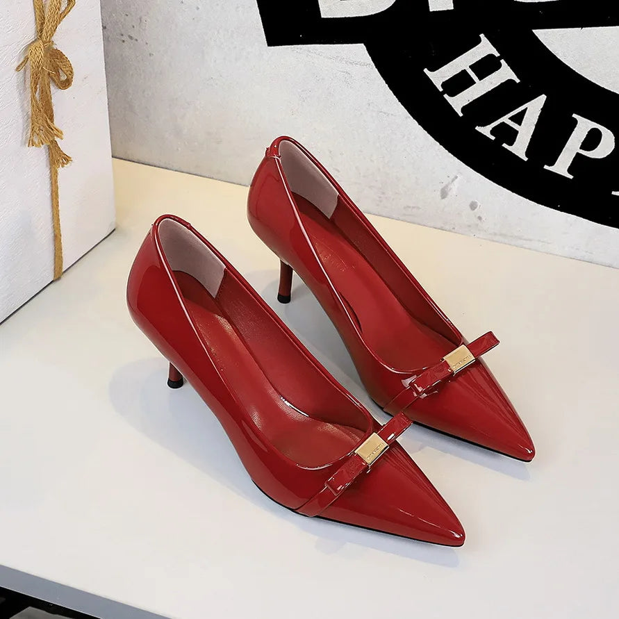 HAJINK Vintage Stiletto Heels – Pointed Toe Women's Pumps Stiletto Dress Heels Axl