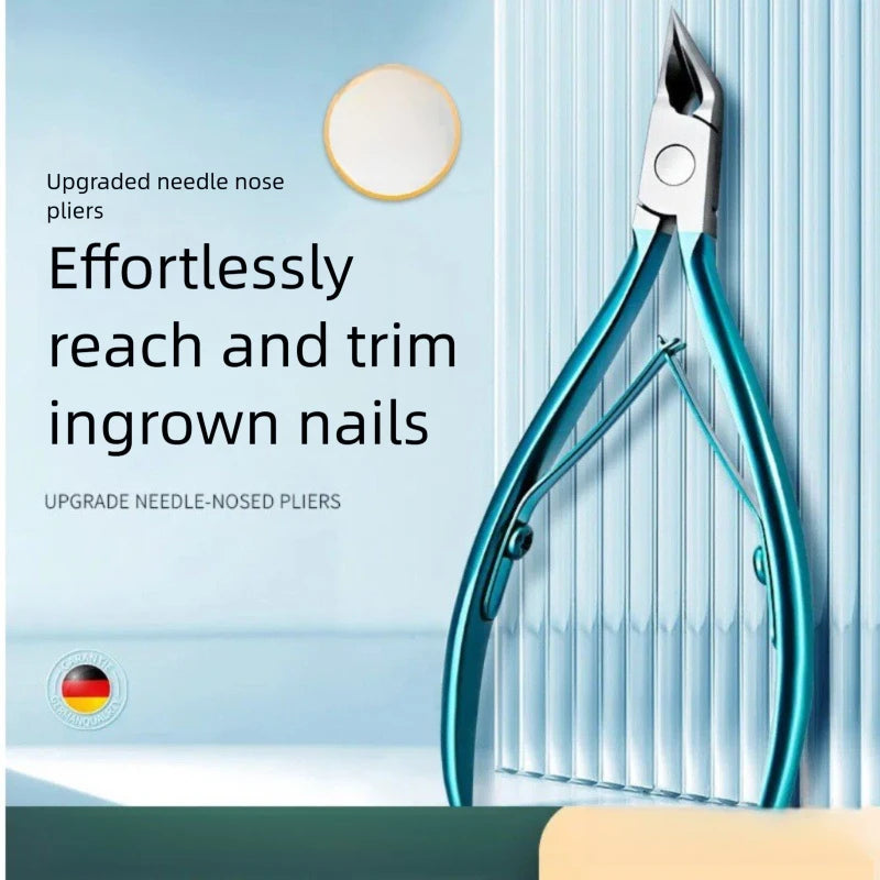 Professional Toenail Nipper Slanted Tip – Stainless Steel Cuticle Tool Nail Nipper Tool Axl