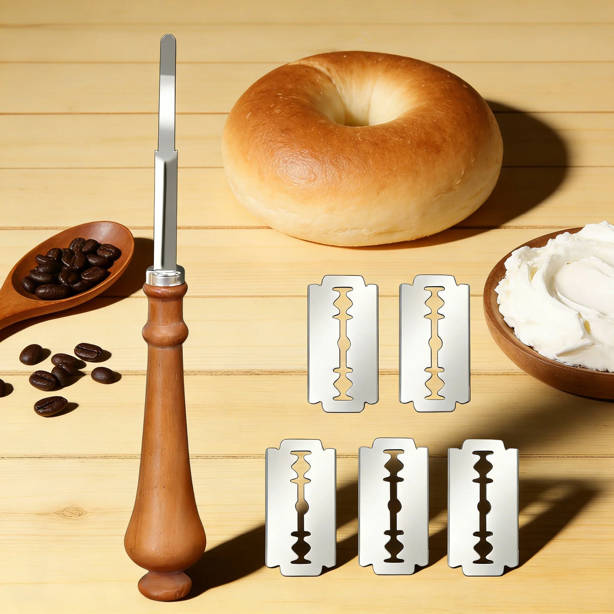 Dough Scoring Knife – Stainless Steel Bread Lame Baking Tool Bread Scoring Knife Axl