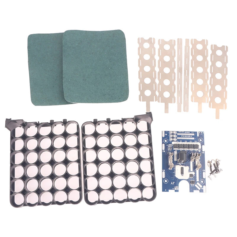 30-Cell 18650 Battery Shell & PCB Protection Circuit Board Set Battery Protection Board Axl