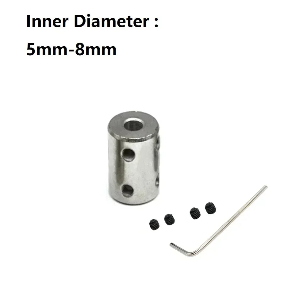 Rigid Shaft Coupling 4–10mm | RC Boat & Car Motor Connector Set Shaft Coupling Set Axl