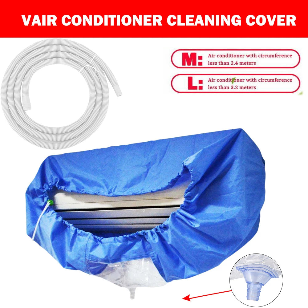 Washable AC Cleaning Cover for Wall-Mounted 1–3P Air Conditioner AC Cleaning Cover Axl
