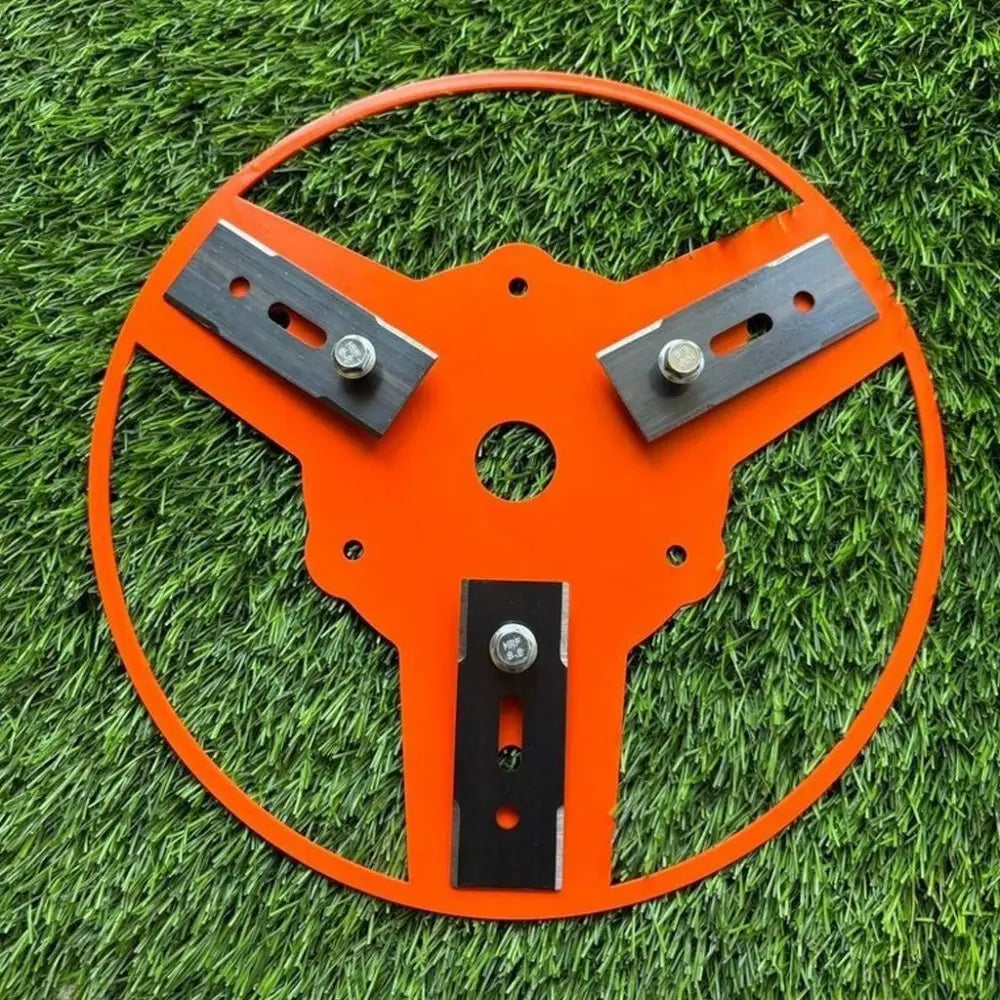 Lawn Mower Weeder Blade Plate – 27cm Universal Steel Trimmer Lawn Mower Blade Axl