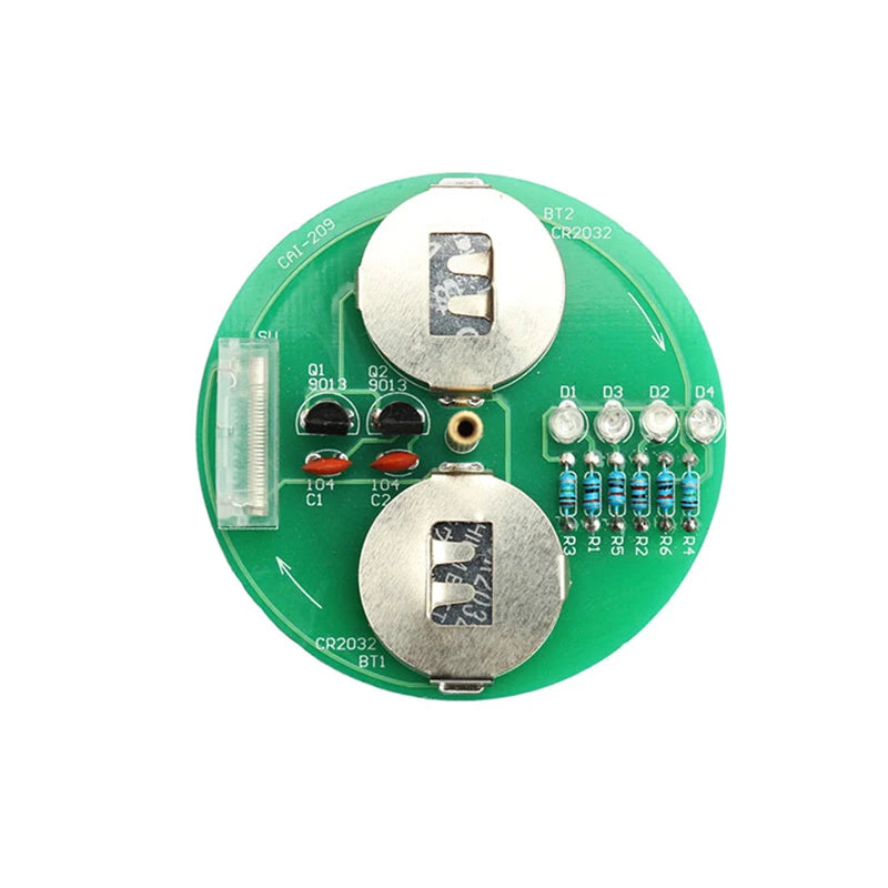 LED Gyro DIY Electronic Kit – Desktop Rotating Light Soldering DIY Electronic Kit Axl