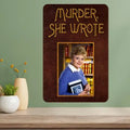 Murder She Wrote Classic TV Metal Poster Sign | Retro Décor Metal Wall Sign Axl aluminum sign aluminum 40x30cm