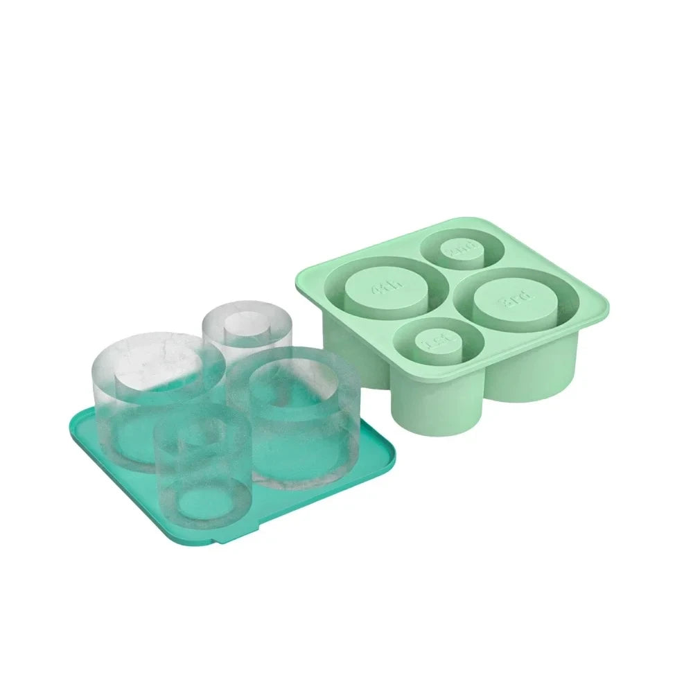 Silicone Ice Cube Mold for 20/30/40oz Tumbler Car Cup Silicone Ice Mold Axl Green