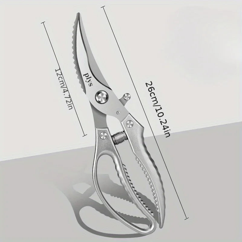 Stainless Steel Kitchen Scissors – Heavy-Duty Poultry Shears Kitchen Shears Axl