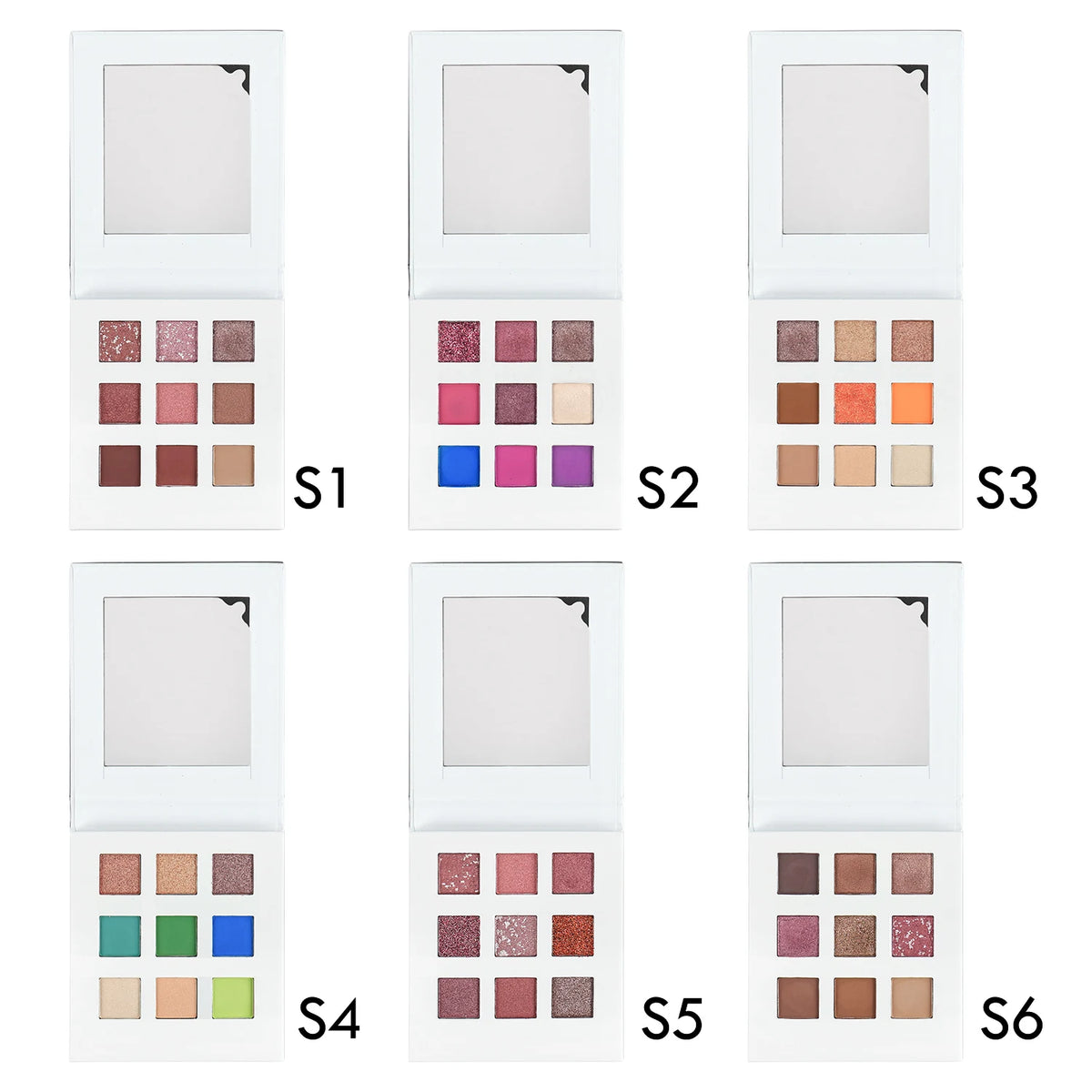 High Pigment Shimmer & Matte Eyeshadow Palette – 9 Shades, Vegan Eyeshadow Palette Axl