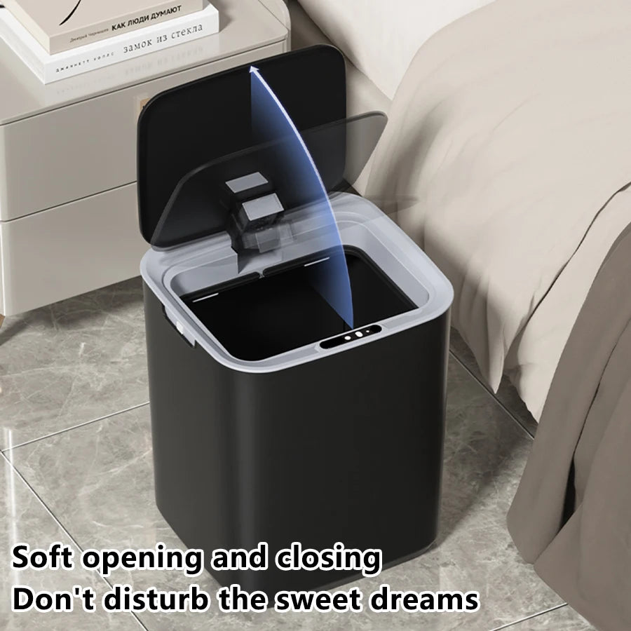 ONEKA Automatic Sensor Trash Can – Touchless Induction Bin Automatic Trash Can Axl