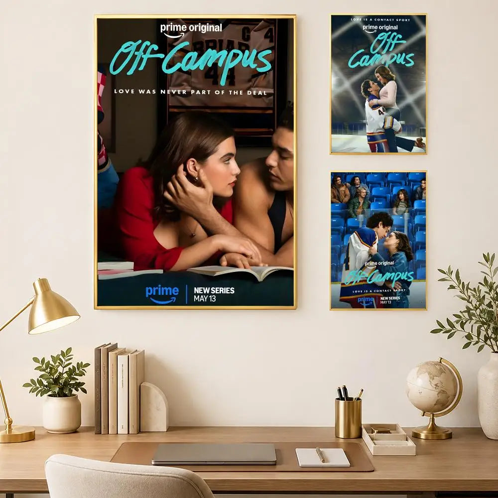 TV Off Campus Self-Stick HD Wall Art Poster | Waterproof Decor Wall Art Poster Axl