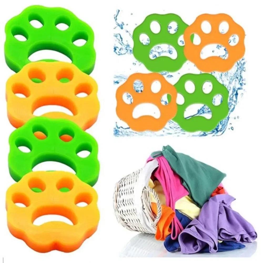 Silicone Pet Hair Remover – Reusable Lint Catcher 4-Pack Pet Lint Remover Axl