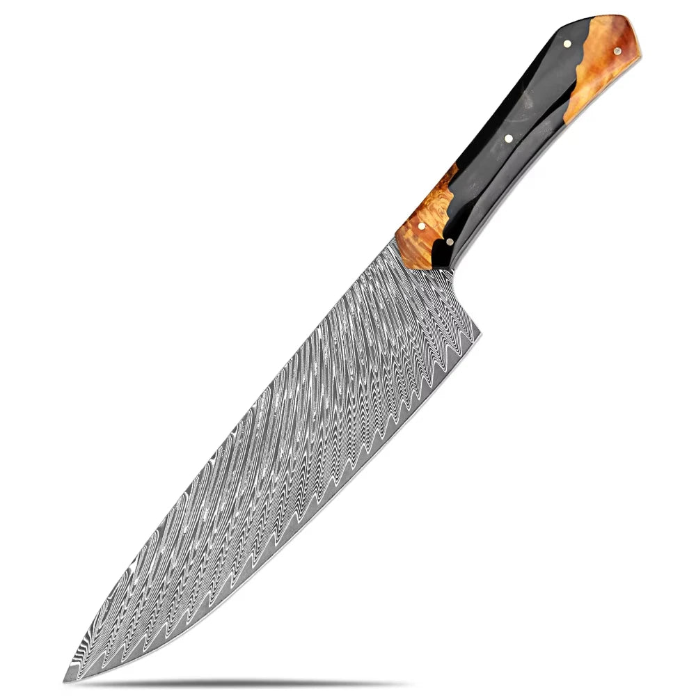 XITUO Damascus Steel Kitchen Knife Set – 1-6 PCS Chef Knives Kitchen Knife Set Axl Chef Knife