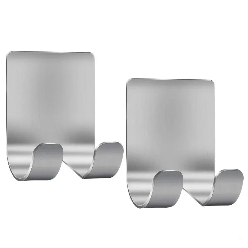 Stainless Steel Razor Holder & Bathroom Hook Organizer 2/5 Pcs Razor Holder Stand Axl 2pcs
