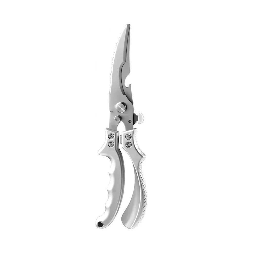 Stainless Steel Kitchen Scissors – BBQ Meat & Bone Cutter Set Kitchen Scissors Set Axl Kitchen Scissors