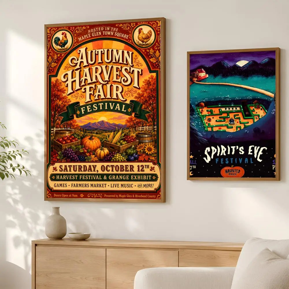 Stardew Valley Wall Poster – Self-Stick HD Waterproof Print Wall Art Poster Axl