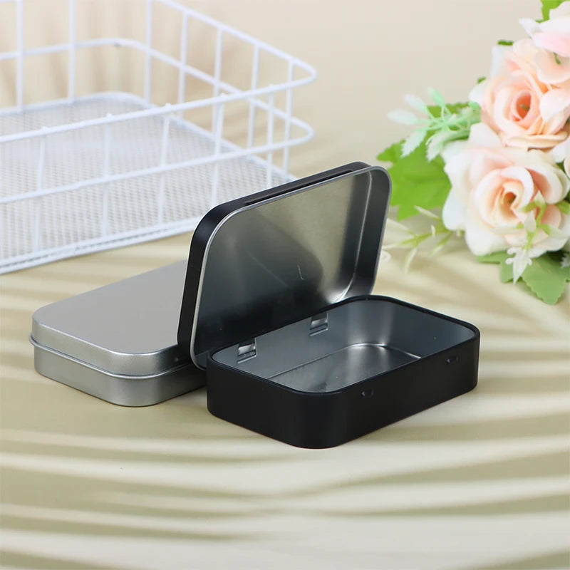 Small Tinplate Flip Storage Box – Coins, Keys & Survival Kit Tinplate Storage Box Axl