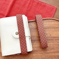 Elastic Notebook Straps for A7 M5 Planner & Scrapbook | Kawaii Planner Notebook Strap Axl Polka Dots