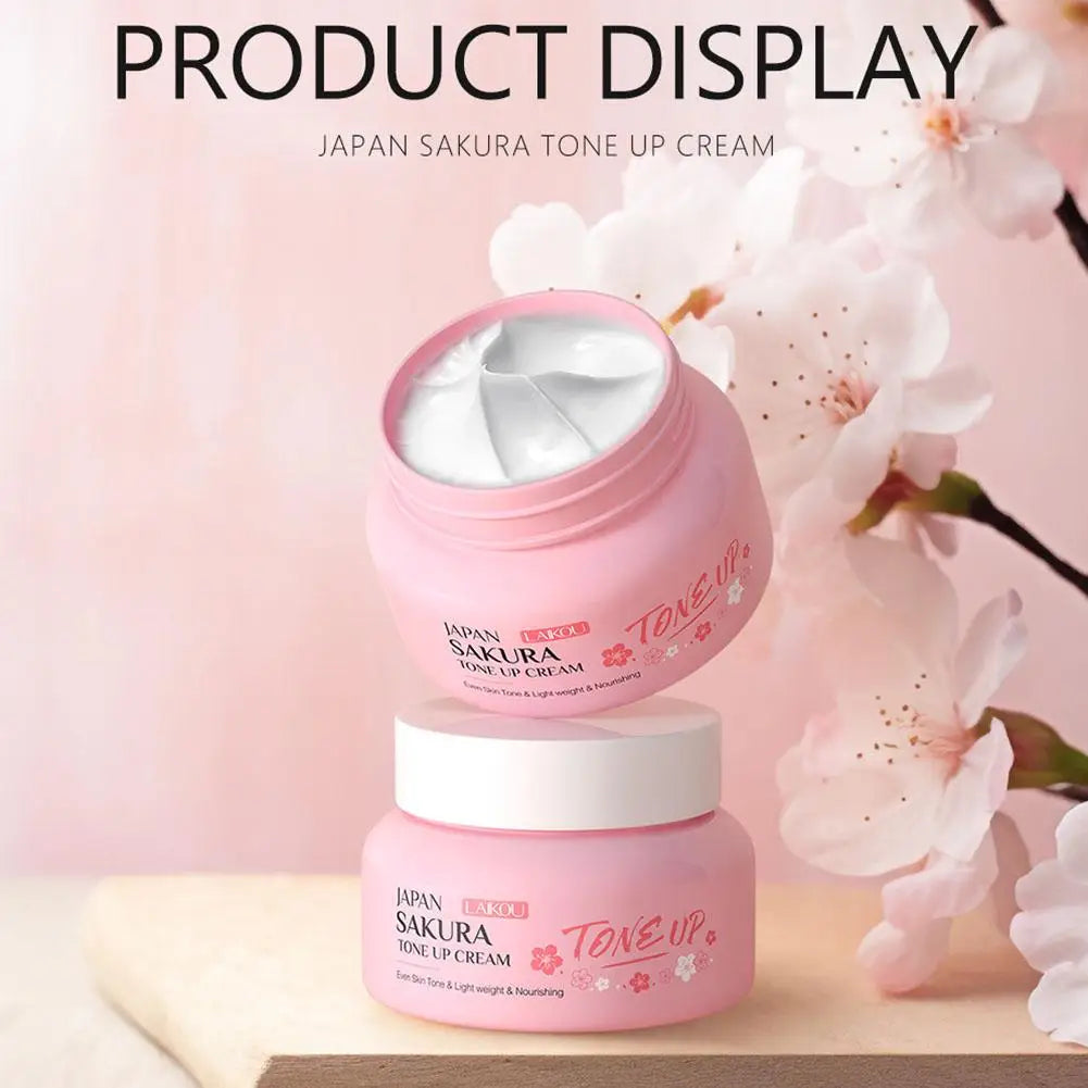 LAIKOU Sakura Cherry Blossom Facial Cream – Collagen Moisturizer Facial Moisturizer Cream Axl