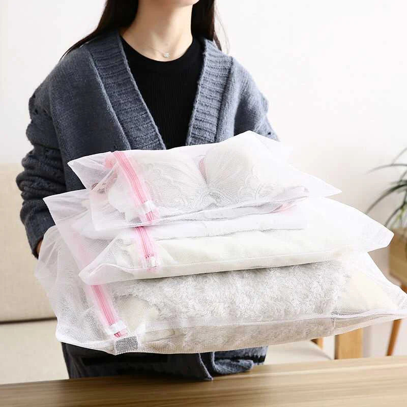 Mesh Laundry Bags for Delicates – 2/3/5 Pack Wash & Travel Mesh Laundry Bags Axl