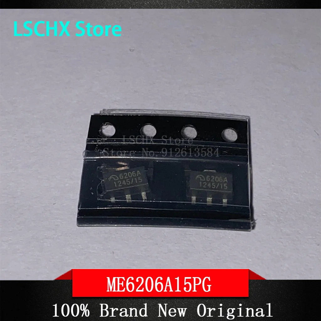 20-Pack ME6206A SOT89 LDO Linear Voltage Regulator ICs Voltage Regulator IC Axl ME6206A25PG