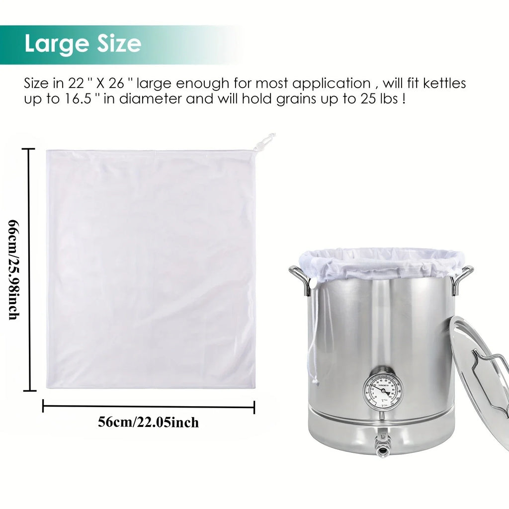Reusable Cold Brew Coffee & Tea Filter Bags – 22" & 26" Coffee Tea Filter Bag Axl