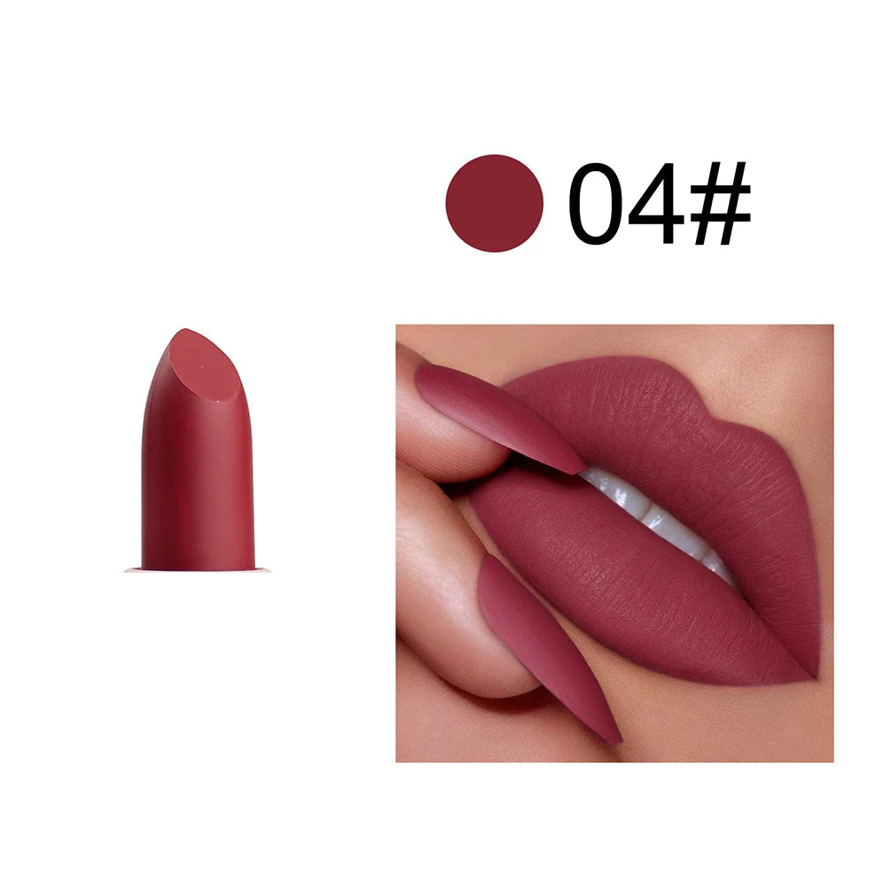 Vegan Matte Lipstick Private Label – Low MOQ Wholesale Private Label Lipstick Axl 04 40pcs with logo P192 Tube