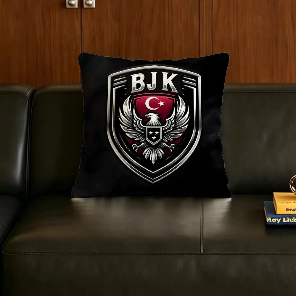 Besiktas JK Linen Cushion Cover – Sofa, Bedroom & Chair Décor Decorative Cushion Cover Axl
