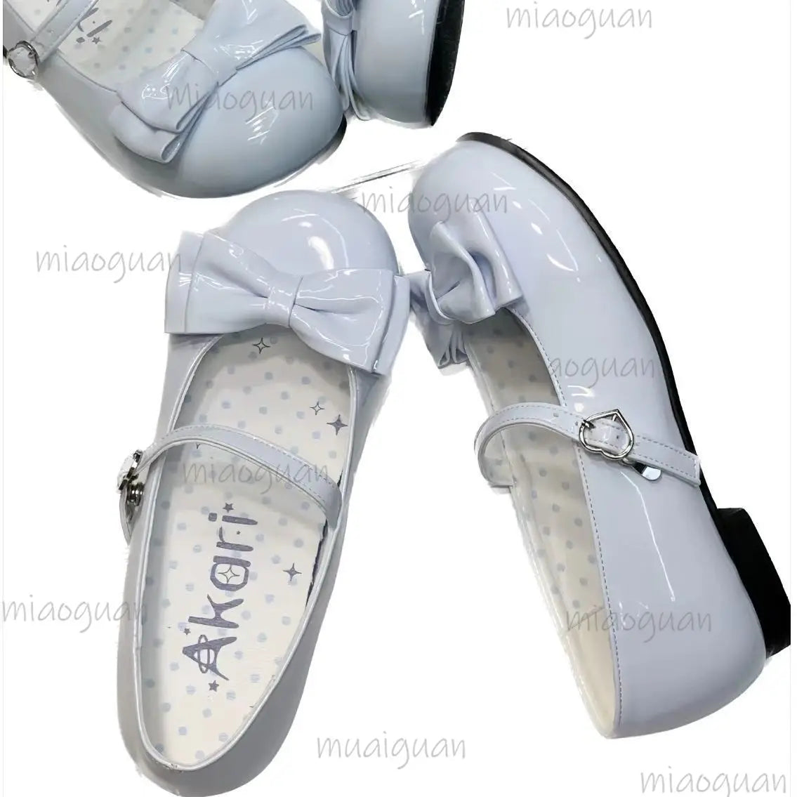 Women's Lolita Mary Jane Flats – Sweet Bowknot Ballet Shoes Mary Jane Flats Axl