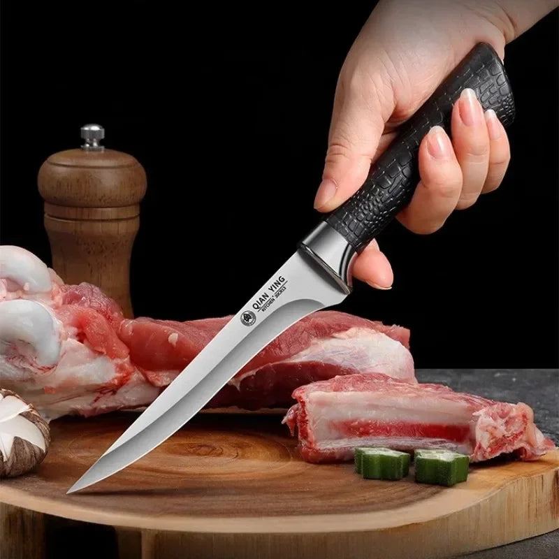 3-Piece Stainless Steel Boning Knife Set – Chef & Home Cook Boning Knife Set Axl