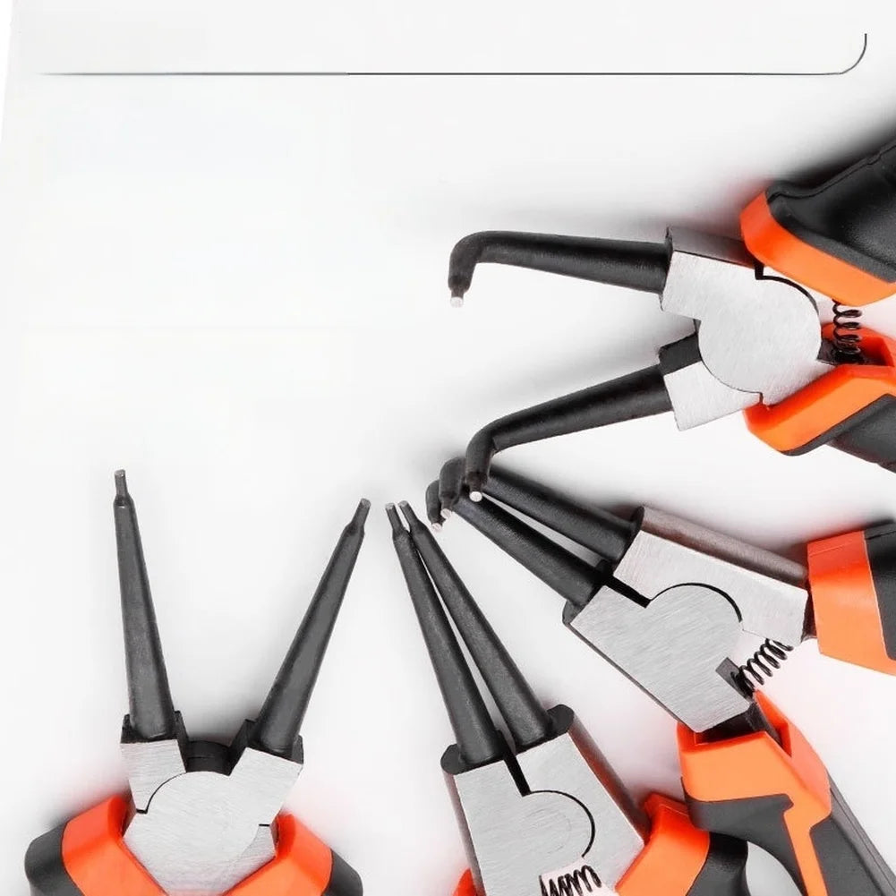 7-Inch Snap Ring Circlip Pliers – Straight & Bent Inner/Outer Circlip Pliers Axl