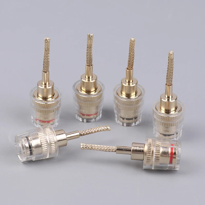 4MM Banana to 2MM Pin HIFI Audio Connector Adapter (2/4 Pcs) Audio Connector Adapter Axl