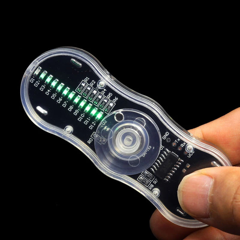 LED Fidget Gyro DIY Electronics Kit – Colorful Light Display Top DIY Electronics Kit Axl