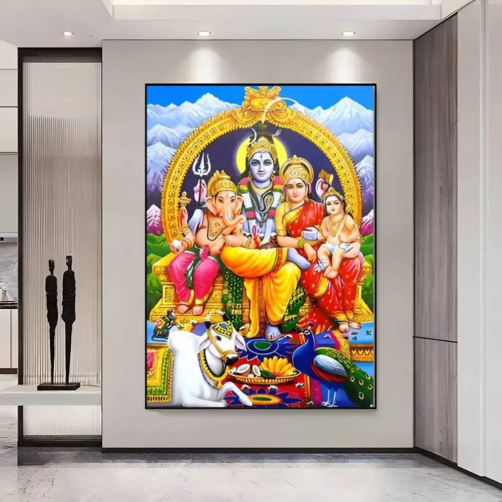 Lord Hanuman HD Poster – Self-Adhesive Waterproof Wall Décor Religious Wall Poster Axl
