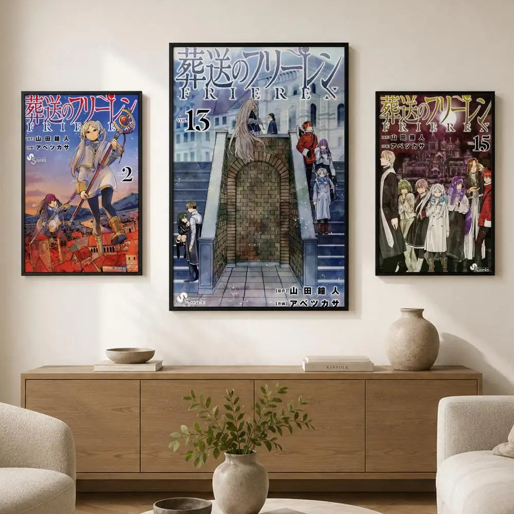 Sousou no Frieren Anime Wall Poster – Waterproof Self-Adhesive Anime Wall Poster Axl
