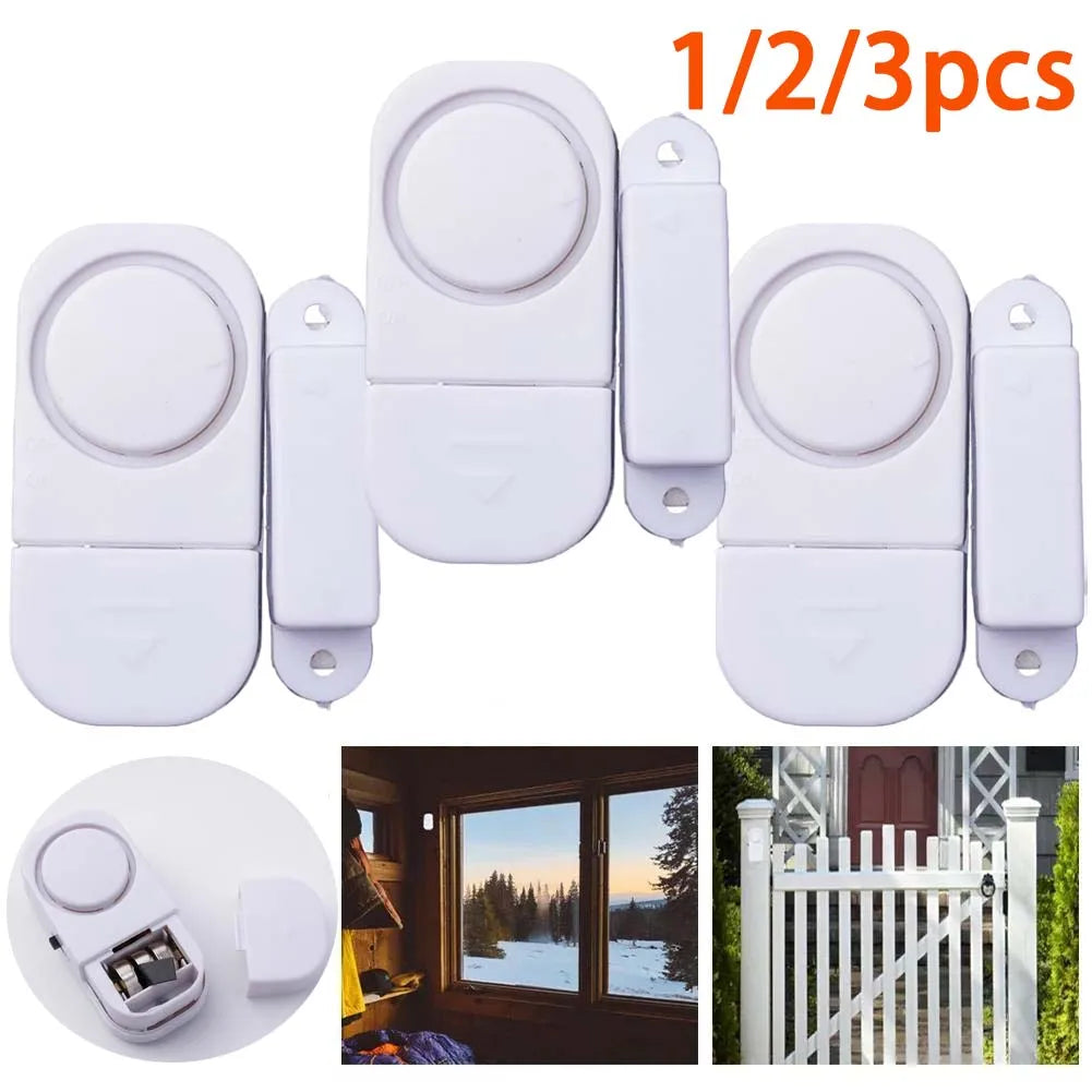 Wireless Door & Window Alarm Sensor – 90dB Magnetic Alert Door Window Alarm Axl
