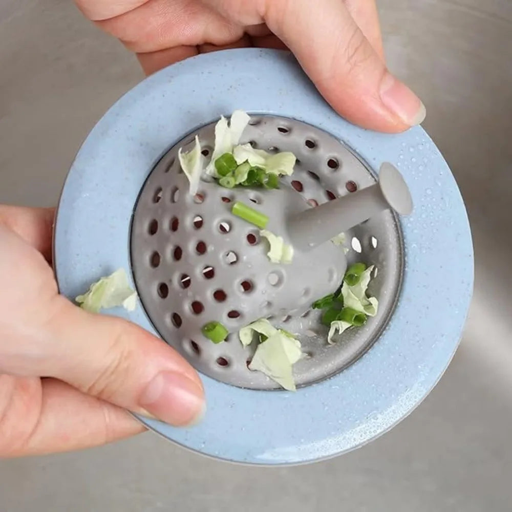 Silicone Sink Hair Filter – Anti-Clog Drain Strainer Cover Drain Hair Strainer Axl