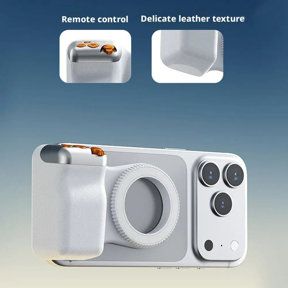 Magnetic Phone Camera Grip with Remote | MagSafe & Android Phone Camera Grip Axl