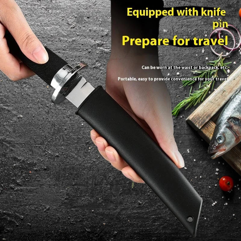 Samurai-Style Stainless Steel Kitchen Knife – Multipurpose Cleaver Kitchen Knife Axl