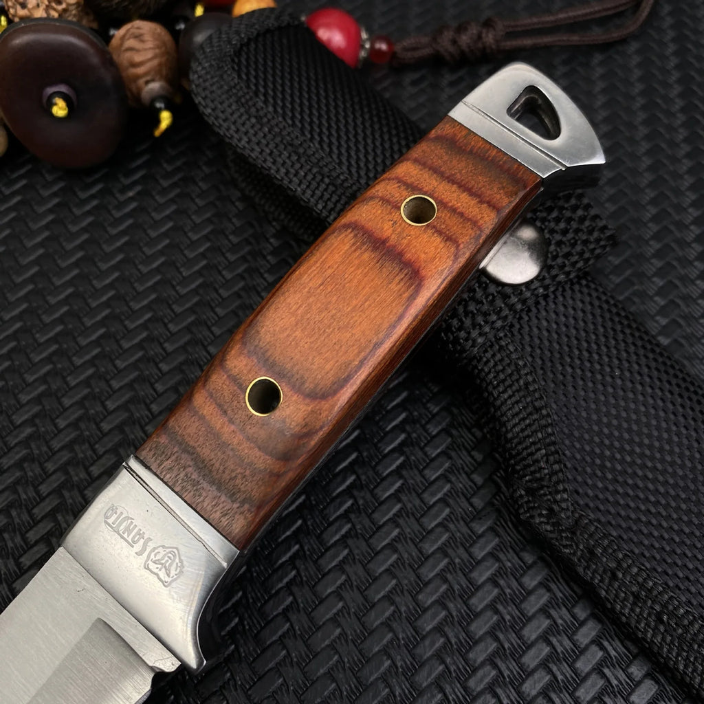 Stainless Steel Boning & Utility Kitchen Knife – Wood Handle Kitchen Knife Axl