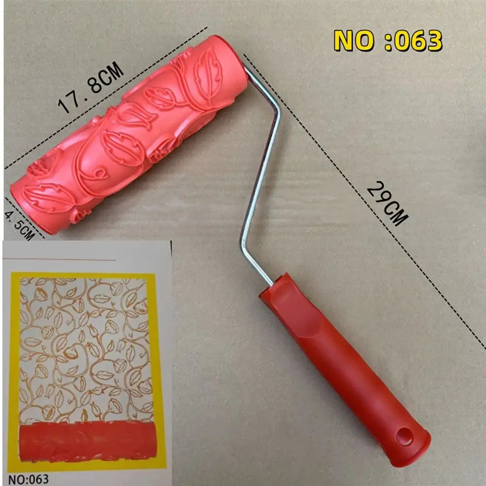 Wood Grain Paint Roller – DIY Texture Wall Painting Tool Paint Texture Roller Axl