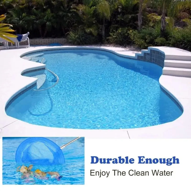 Telescopic Pool Skimmer Net – Leaf & Debris Cleaning Net Pool Skimmer Net Axl