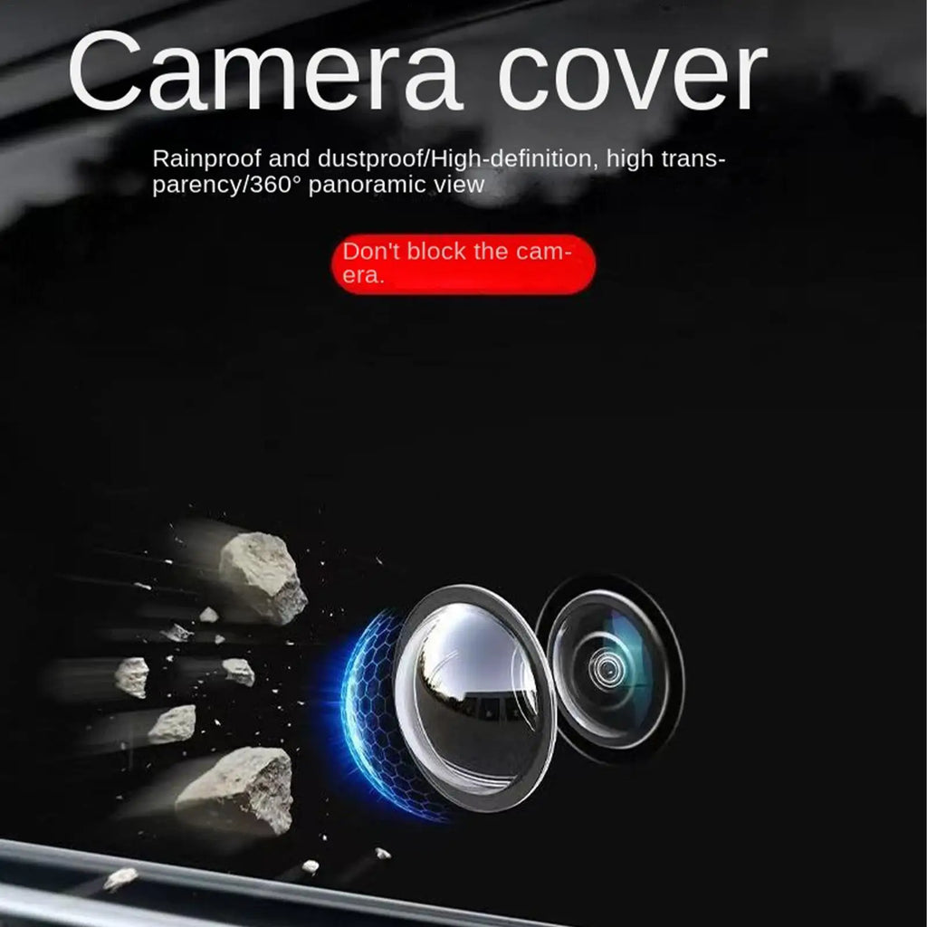 360° Car Camera Lens Cover – Waterproof Acrylic 2-Pack Camera Lens Cover Axl